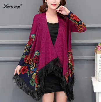 

New Boho Irregular Printed Kimono Cardigan 2019 Summer Women Blusas Casual Loose elegant Blouse Shirts Long Outerwear 3 Style