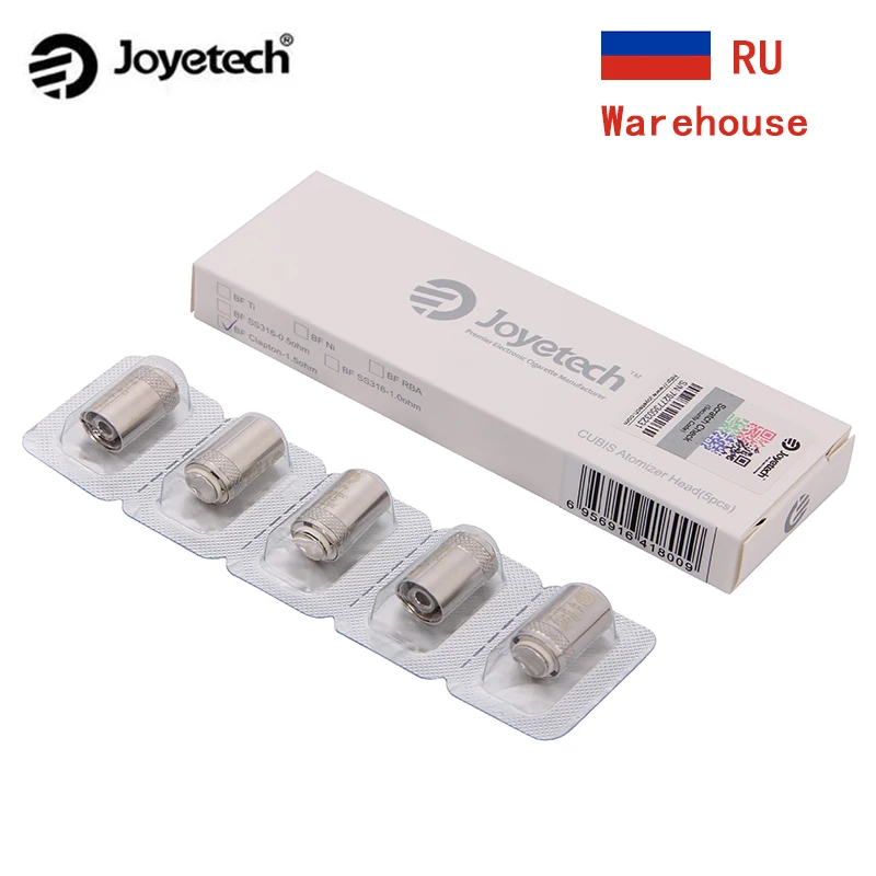 Оригинальные катушки Joyetech Cubis BF SS316 Сменная головка для атомайзера 5 шт./лот|coil