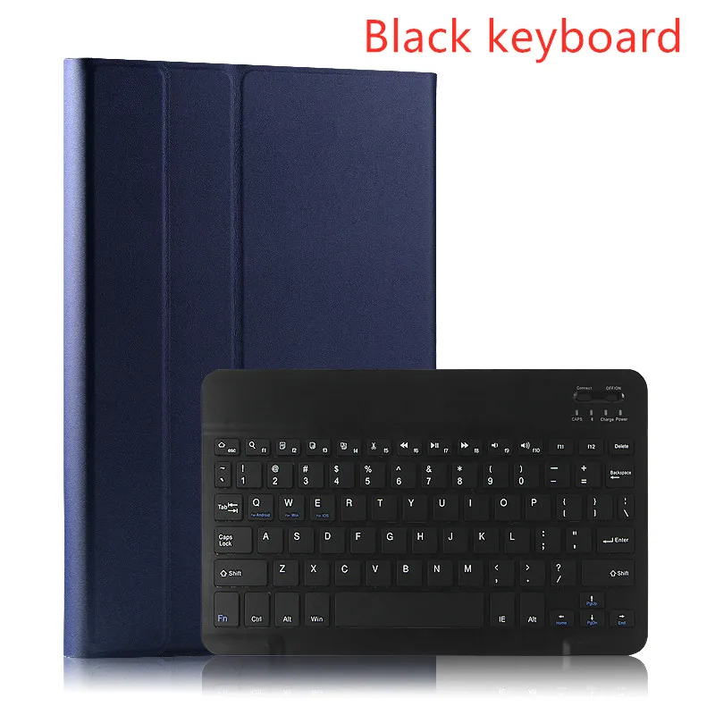 blue Чехол для Samsung Galaxy Tab S5E 10,5 SM-T720 T725 Bluetooth защитная накладка для клавиатуры из искусственной кожи чехол для планшета - Цвет: blue