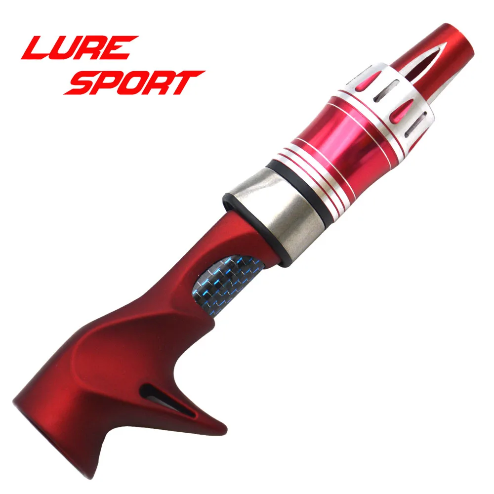 LURESPORT 2 шт. Красная резиновая краска 16 ACS катушка для сиденья углеродная трубка