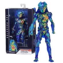 В наличии 18 см NECA фигура хищника тепловое зрение скрытый Хищник экшн Коллекционная Фигурка модель игрушка кукла подарок 7 дюймов