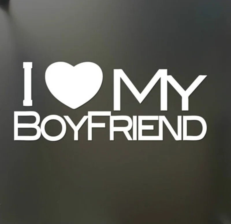 I Love MY BOYFRIEND или GIRLFRIEND стикер на окно любовь отверстия в форме сердца наклейка на окно наклейка s
