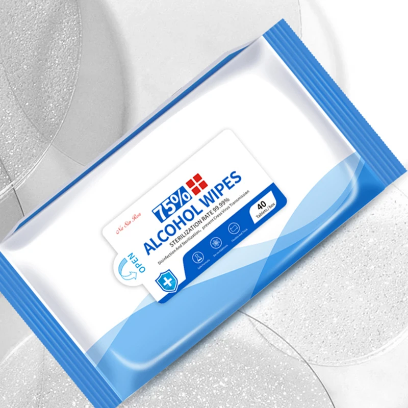 75% дезинфицирующий спирт салфетки одноразовые ручные для очистки кожи бактерий