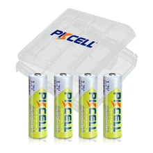 4PC PKCELL 1 2V AA akumulatory 2600mAh Ni-MH AA akumulator do aparatu Anti-dropping zabawka samochód + AA opakowanie na baterie tanie i dobre opinie HAIMAITONG AA Rechargeable Battery CN (pochodzenie) Tylko baterie Pakiet 1