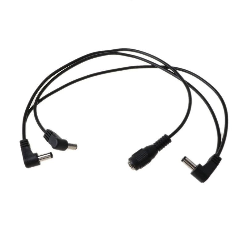 3 Ways Effects Pedal Power Harness Cable For Electric Guitar Effect Pedal Right Angle Round