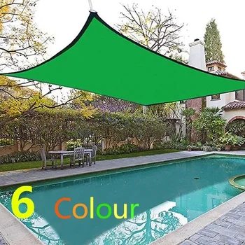 

Summer Sun Shade Sail Patio Canopy Cover UV Bloack Patio Pergola Fence Encrypted Thickened Balcony Courtyard Party Roof Cooling
