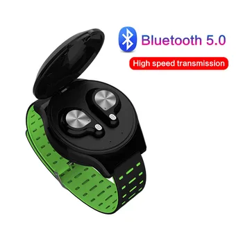 

TWS Bluetooth Earphone Headset Wireless Sport Dual Earbuds for Smartphone True Wireless Stereo Music Headphone with Charging Box
