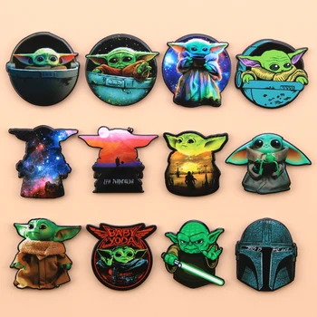 

Cartoon icons Style Baby Yoda Pins Brooch The Mandalorian Imitate Enamel Pin for Backpack Clothes Decorative Badge Kids Gift
