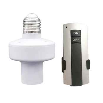 

Wireless Remote Control Light Bulb Socket E27 Lamp Switch Kit LED Light Socket 200W Max Smart Device Lamp Base