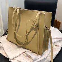 

CGCBAG Simple Solid Large Capacity Women Tote Bag 2022 Fashion High Quality Leather Shoulder Bag Female Luxury Designe Handbag