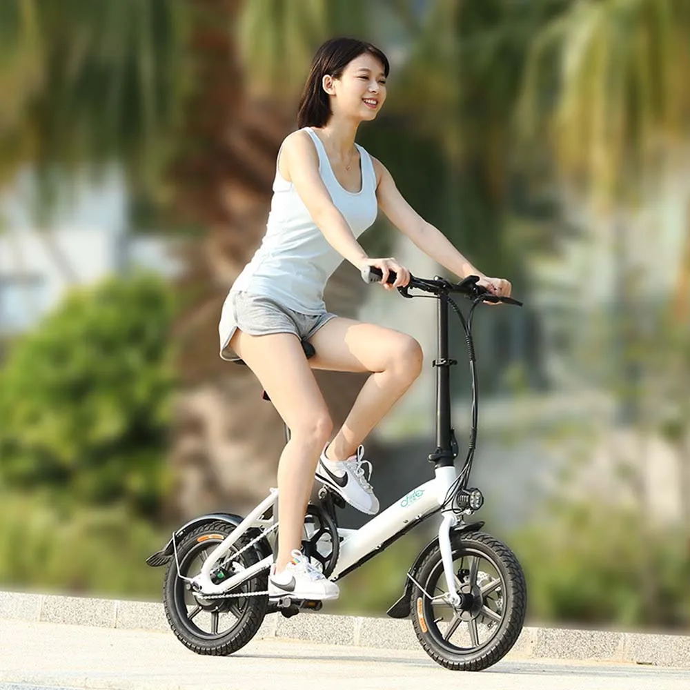  Electric power assisted folding bicycle mini foldable folding electric 14inch ebike bicycle scooter