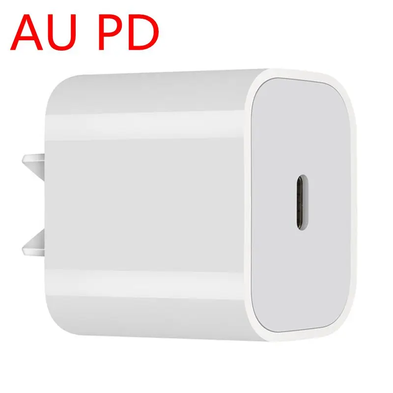 usb c fast charge 18W PD Type-C Fast Charger for Apple iPhone 12 11 Pro 8 Plus XR XS Max Samsung Huawei Xiaomi Power Phone Adapter US EU AU UK Fast charge 18w Chargers