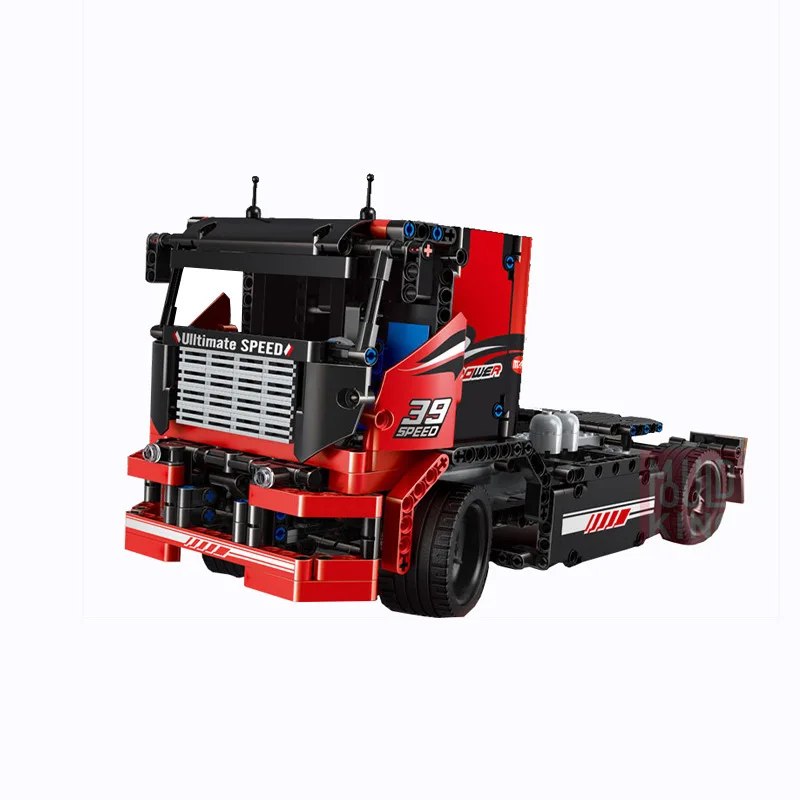 15002 RC гоночный грузовик Technic MOC 8041 кирпичи с мотором 42041 Супер автомобиль
