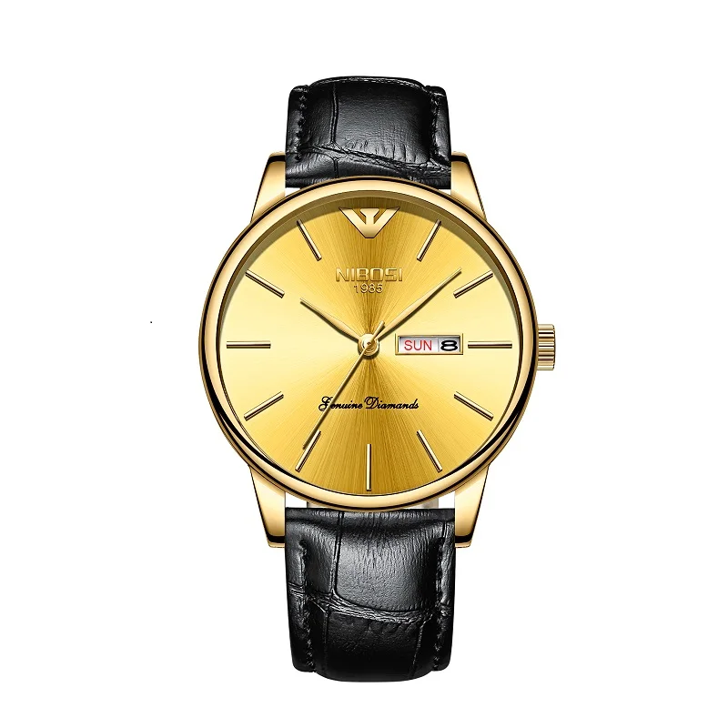 NIBOSI Quartz Clock Sports Men Watch Top Brand Luxury Famous Dress Fashion Watch Male Unisex Ultra Thin Wrist watch Para Hombre 