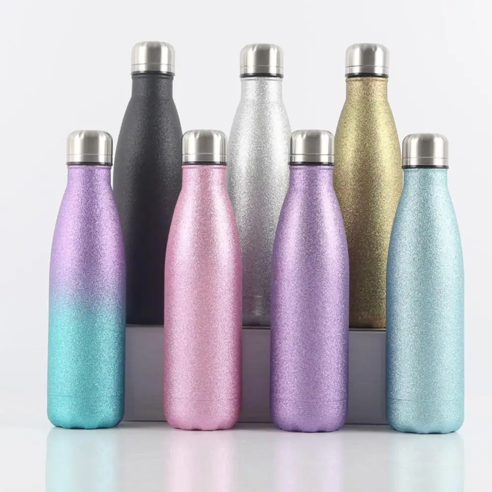 

Outdoor Thermal Insulation Kettle 24 Hour Heat Double-Wall Keep Hot/Cold Bottle 500ml Cycling Camping Sport Colorful