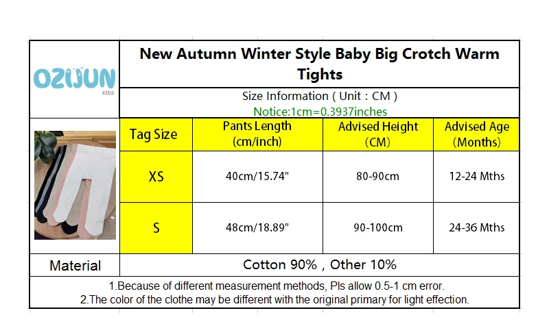 Новые осенне-зимние детские колготки, теплые колготки с большим шаговым швом для детей 12-24/24-36 месяцев, 6 цветов, мягкие хлопковые вязаные колготки для малышей