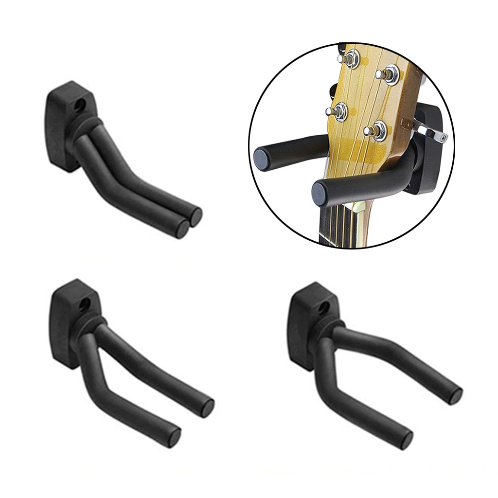 Adjustable Vertical Storage Rack 2Pcs Display Holder for Gun Guitar Baseball Bat Hanging Hook Wall Mounted with Screws
