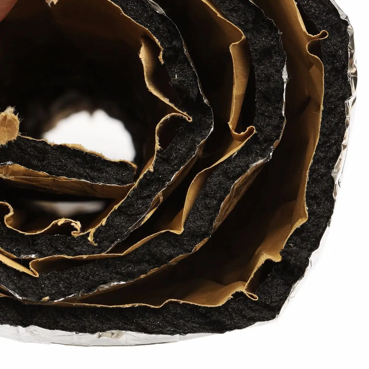 

10mm 100cmx50cm Car Sound Proofing Deadening Anti-noise Insulation Heat Glass Fiber Cotton