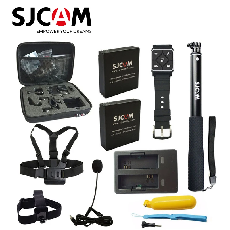 Оригинальный SJCAM SJ6 Legend аксессуары аккумулятор селфи палка монопод на запястье