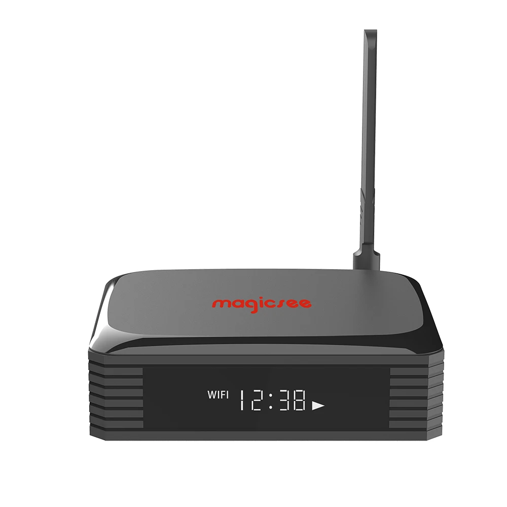 ТВ приставка Magicsee N5 Plus S905X3 на базе Android 4 Гб ОЗУ 64 ПЗУ медиаплеер 2 4G + двойной Wi Fi