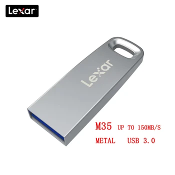 

100% Original Lexar M35 USB Flash Drive 32GB 64GB USB 3.0 High Speed 150MB/s Metal Pendrive U Stick USB Memory Stick