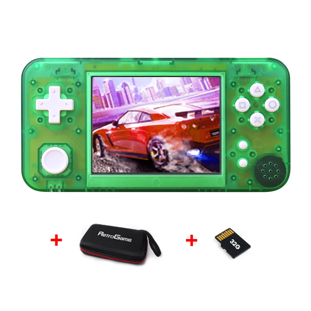 GKD 350 H GameKiddy RG350 IPS Ретро игровая консоль для видеоигр PS1 игра 3 5 дюймов портативные