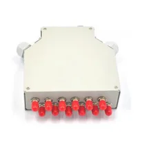 FASO FTTH Solutions 12 Core DIN Rail Mounted Fiber Optic Terminal Box SC LC FC ST