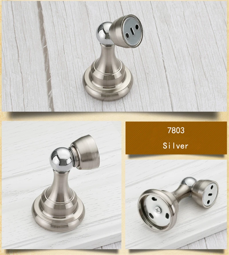 Zinc Alloy Strong Magnetic Door Sucker Bathroom Bedroom Collision Avoidance Ground Suction Silent Wall Suction Door Touch