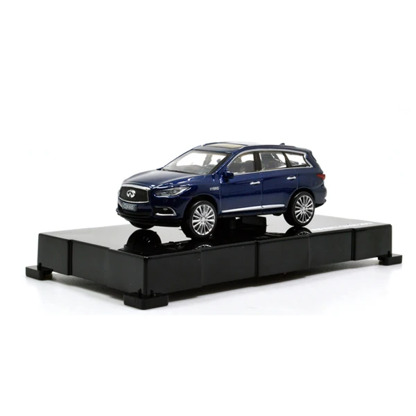 Модель Paudi 1/64 1: 64 масштаб Infiniti QX60 синий литье под давлением Модель автомобиля игрушки подарки для мальчиков и девочек - Цвет: 175521BL