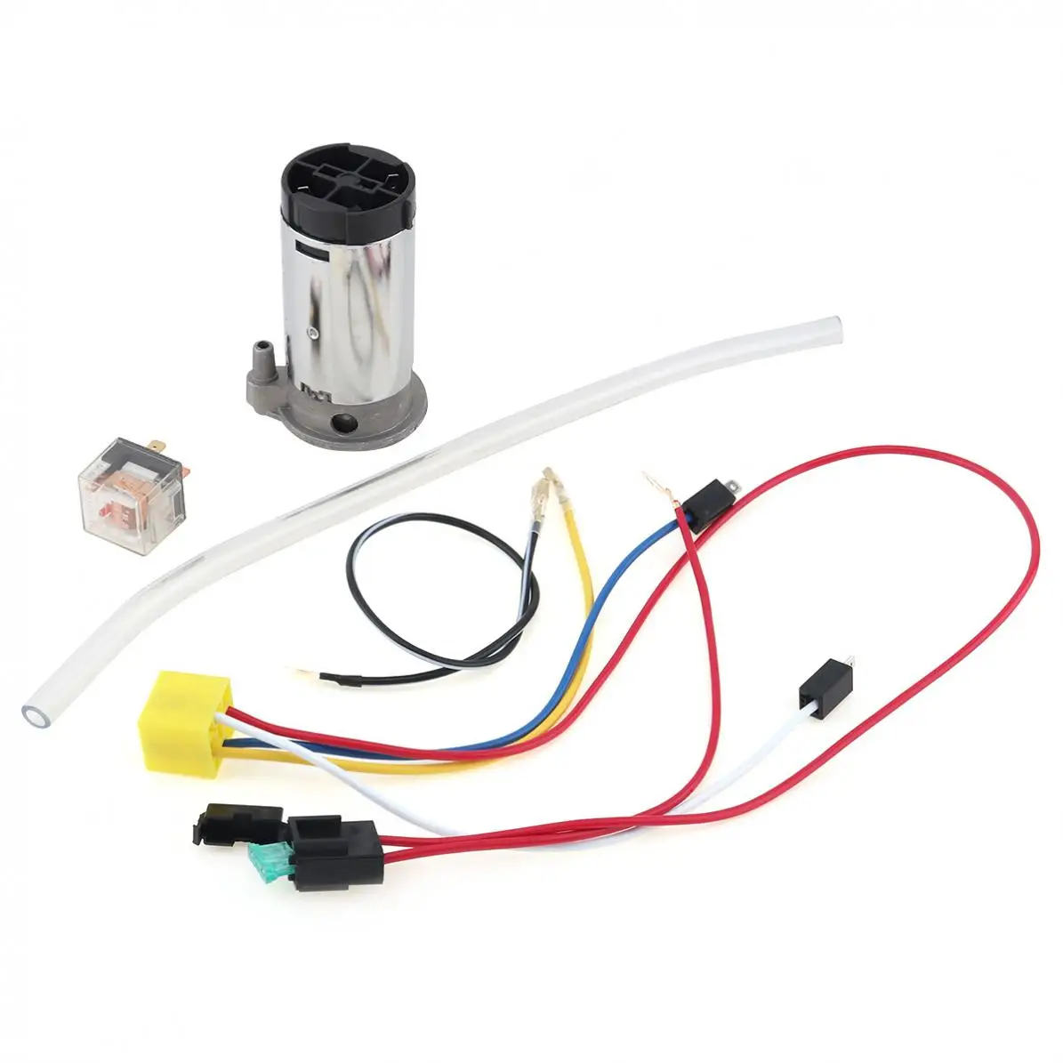12V воздушный компрессор+ воздушный шланг+ провода и реле для пневматический клаксон автомобиля/грузовика/транспортного средства