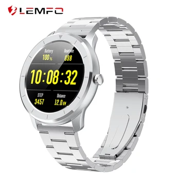 

LEMFO 1.4 inch Smart Watch Men Women Full Touch Fitness Tracker Blood Pressure IP68 Waterproof GTS Smartwatch for Xiaomi Huawei
