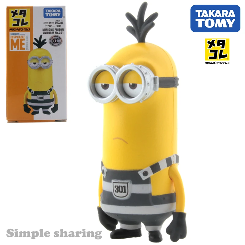 Takara Tomy tomica minions prison форменная форма № 301 набор моделей из сплава Аниме фигурки