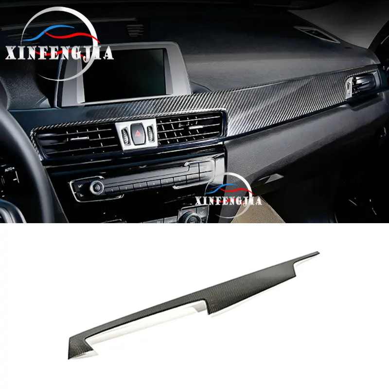 

For BMW X1 F48 2016-2019 100% Real Carbon Fiber Middle Control Panel Cover Trim