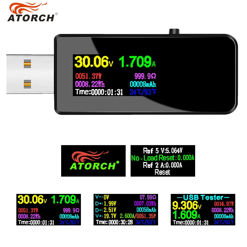 ph measurement 13 in 1 USB Tester DC Digital Voltmeter Amperimetro Voltage Current Meter Ammeter Detector Power Bank Charger Indicator personalized tape measure Measurement & Analysis Tools