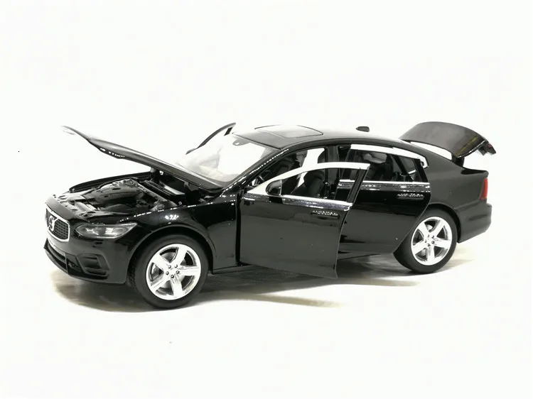 1/32 Volvo S90 T5 литая под давлением Модель автомобиля игрушки с светильник для детей Коллекция подарков для мальчиков детский игрушечный автомобиль