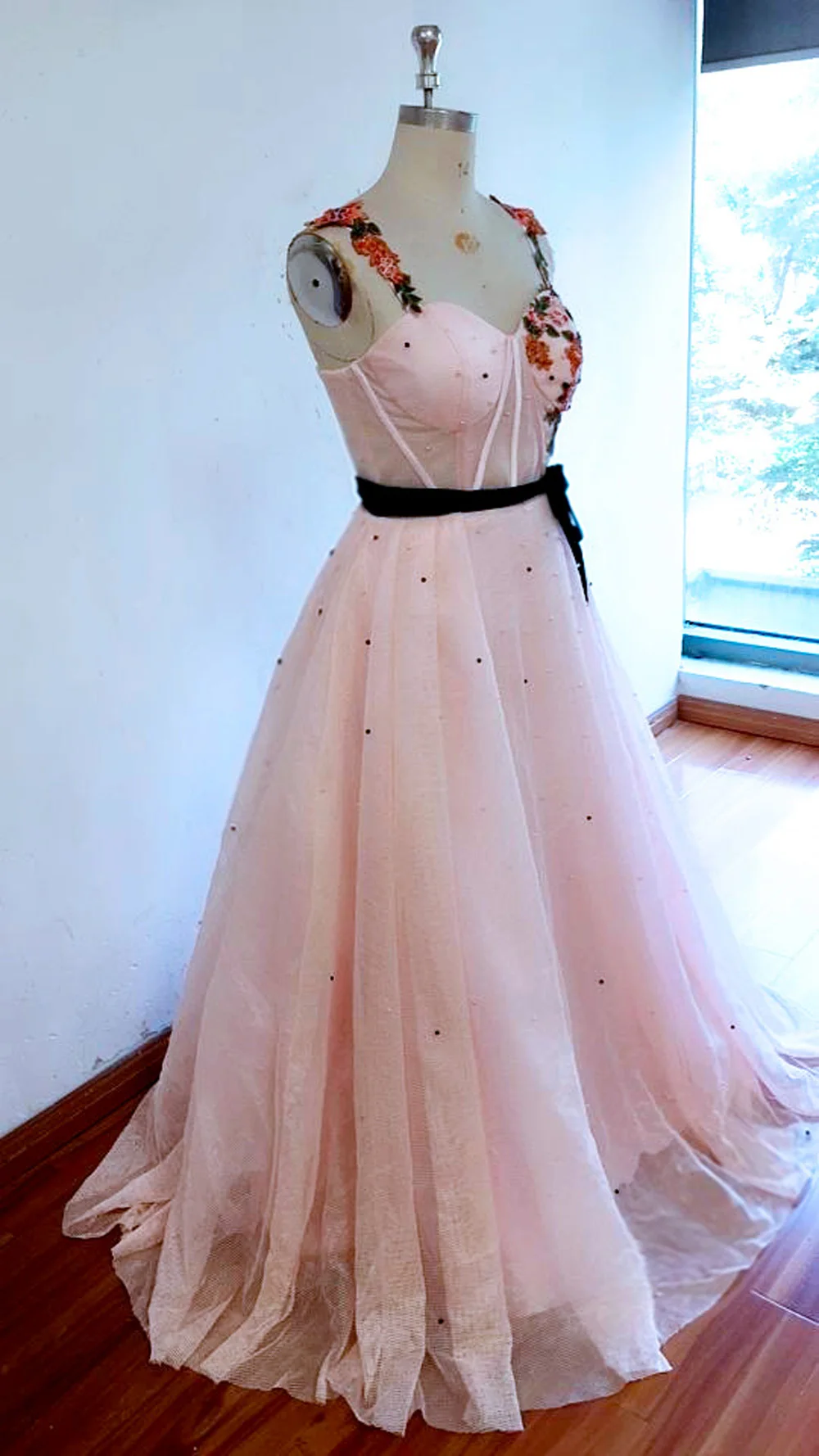 Elegant Long Evening Party Dresses | Pink Wedding Arabic Dress - Elegant  Ball Gown - Aliexpress