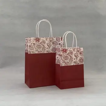 

European-style candy paper packaging flower коробка упаковка gift bag decoration pattern cosmetics clothes gift Kraft paper bag