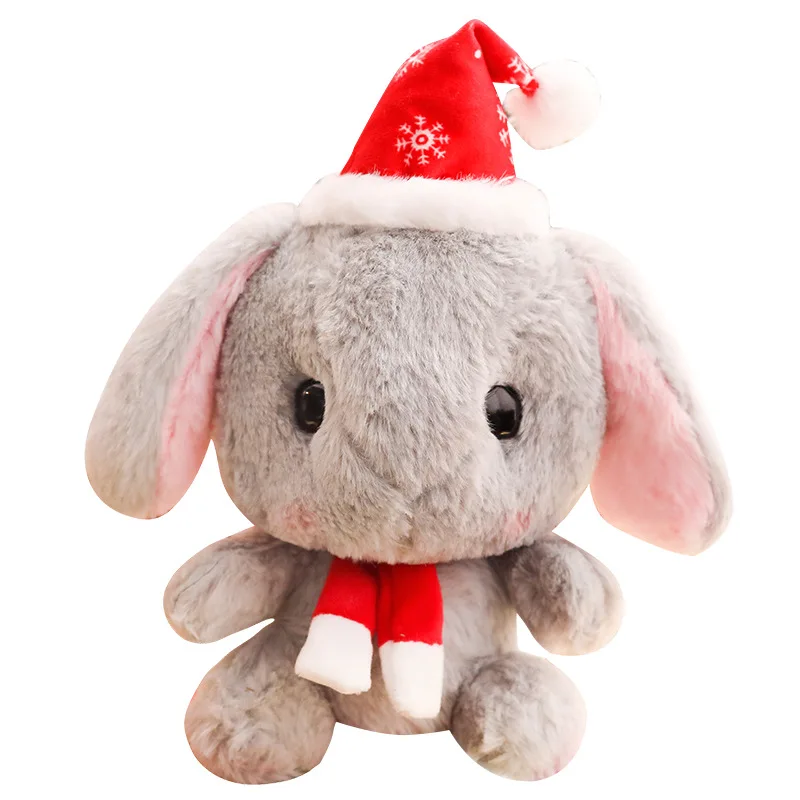 

Lovely Lower Ear Rabbit Christmas Plush Doll Festival Gift
