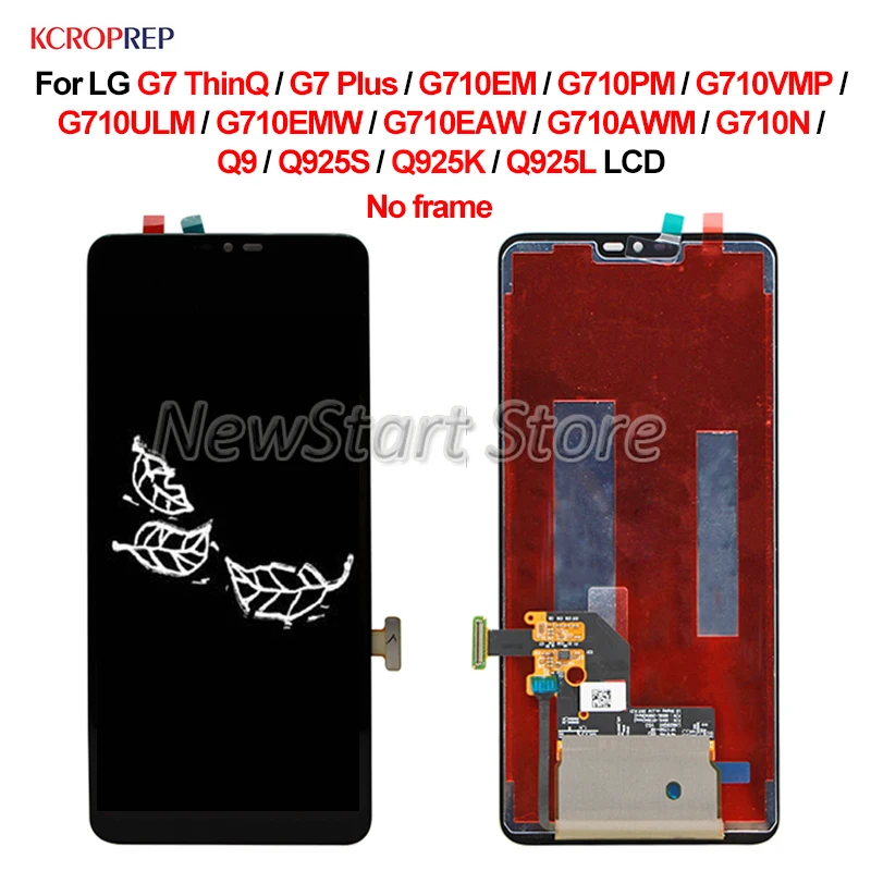 Для LG G7 ThinQ Plus G710EM LCD для Q9 Q925S Q925K Q925L ЖК-дисплей кодирующий преобразователь