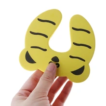 7 шт. Детская безопасность мультфильм дверной Фиксатор Зажим зажима защелкивающаяся рука безопасности D08C