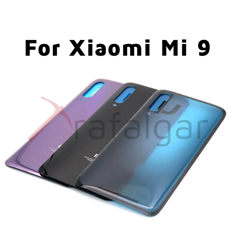 Для Xiaomi Mi 9 Задняя стеклянная крышка батареи Mi9 Pro 5G задняя корпуса для SE с клейкой
