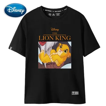 

Disney T-Shirt The Lion King King of the Jungle Cartoon Chic Fashion Unisex Women O-Neck Pullover Short Sleeve Tee Top 6 Colors