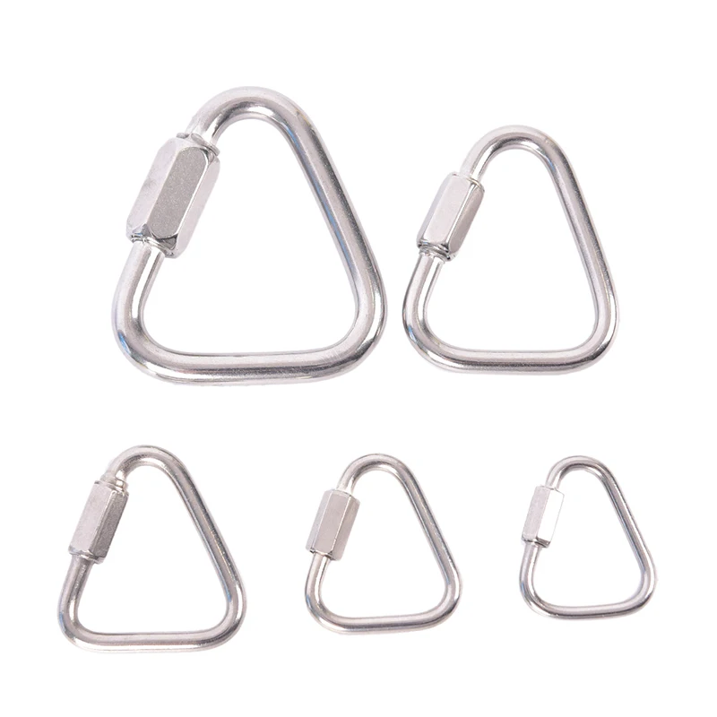 5Pcs Round Hook Camping Backpack Hiking Circle Buckle 28mm Snap Clips B 