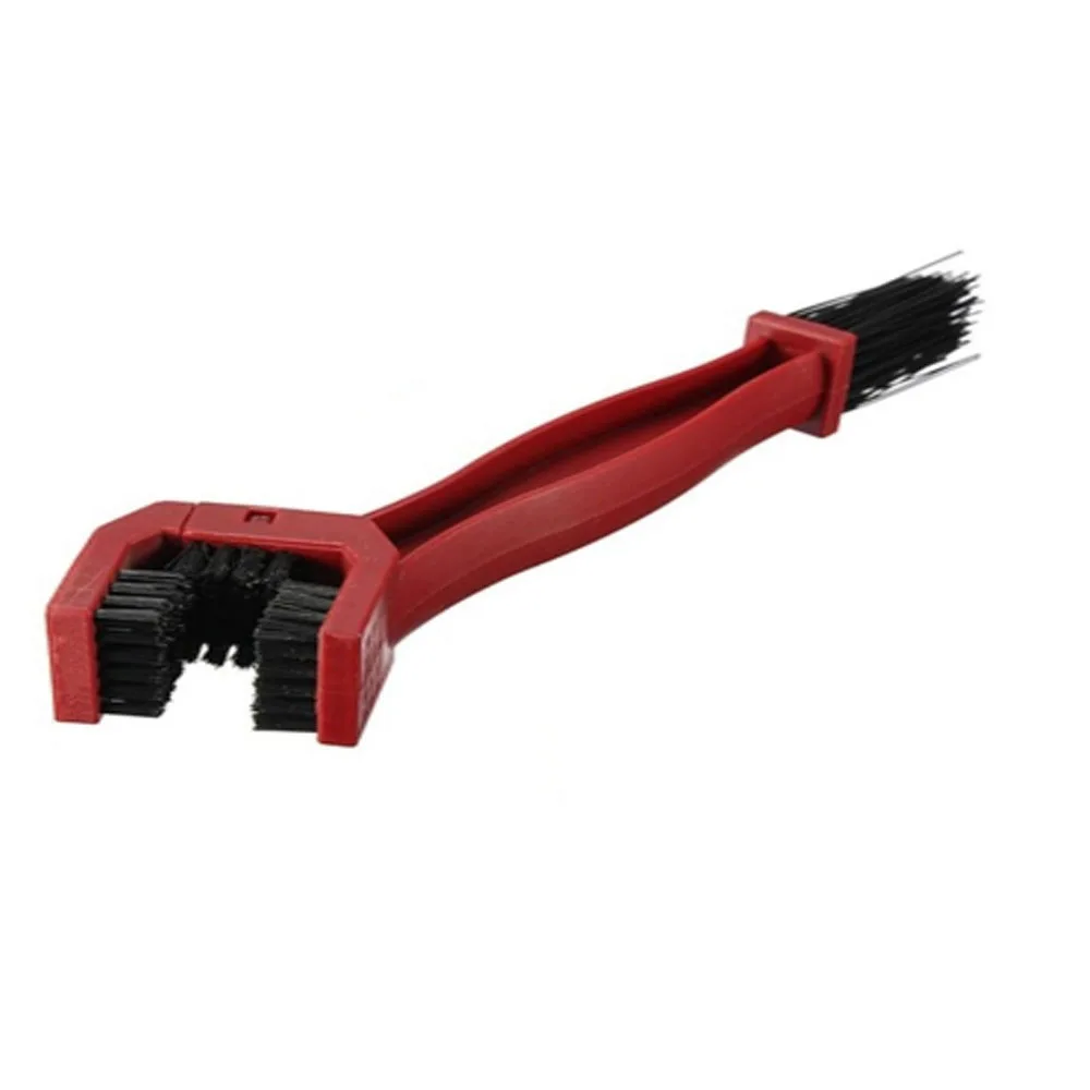 red brush Велосипедный инструмент для чистки цепей, велосипедные цепи, щетки, скруббер, моющиеся Инструменты, защита цепи для велоспорта, аксессуары для горного велосипеда - Цвет: red brush