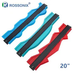 Rossonix контурный калибр 20 дюймов контурный Калибр край форма инструмент для маркировки Tiling автоматический контур дублирование пластиковый