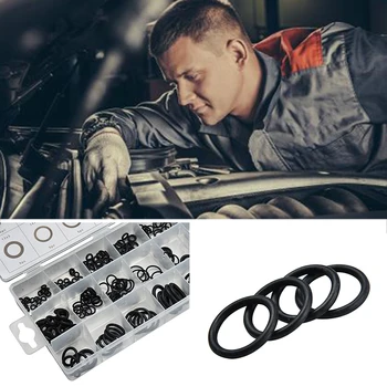 

225 x Rubber O Ring waterproof Washer Seals Assortment Car Assortment Different 18 Size With Plactic Box Kit