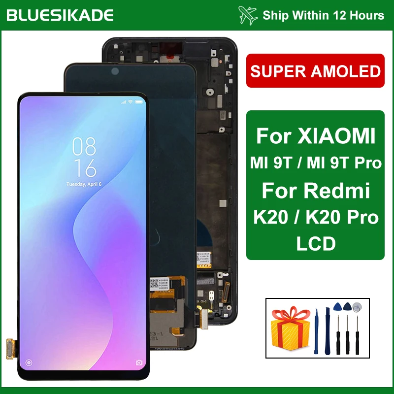 SUPER AMOLED 6 39 &quotдля Xiaomi MI 9T Pro дисплей с сенсорным экраном дигитайзер для Redmi K20