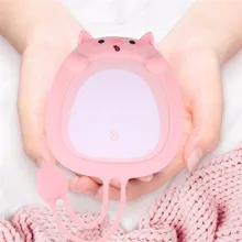 Животная форма, грелка для рук Портативный зимнее мини милые теплые домашние теплые руки сокровище USB Перезаряжаемые 40OCT25