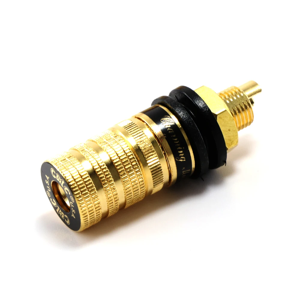 4 шт. CMC-838-S-G CMC позолоченный спикер связывающий пост, Amplifter связывающий пост, разъем типа "банан"