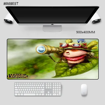 

MRGBEST Large Gaming League of Legends Timo Pattern Mause Pad with Soft Non-slip Rubber Pad Cover Full Desk Mats for Game Player